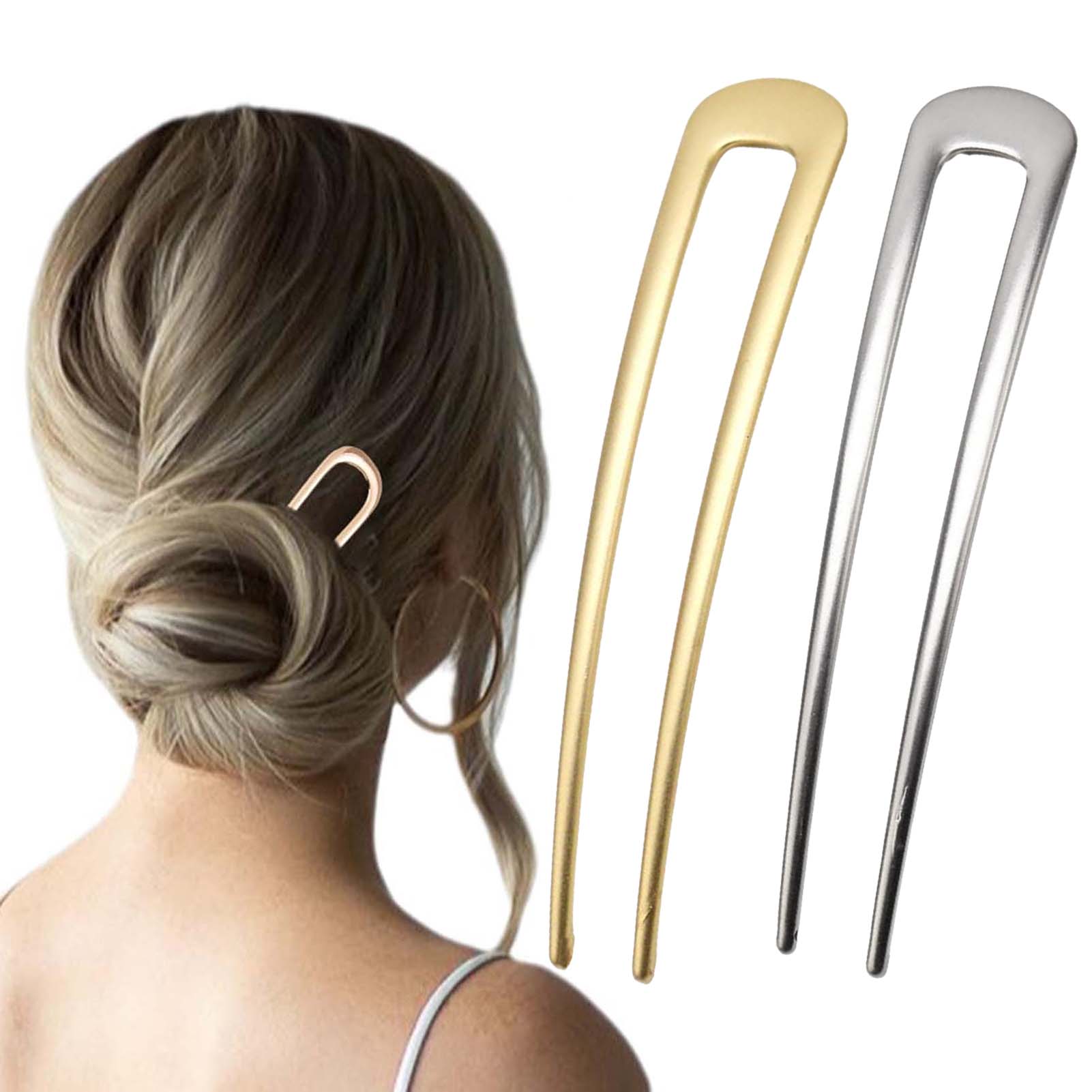 Women Accessories On Sale - دبابيس شعر فرنسية على شكل حرف