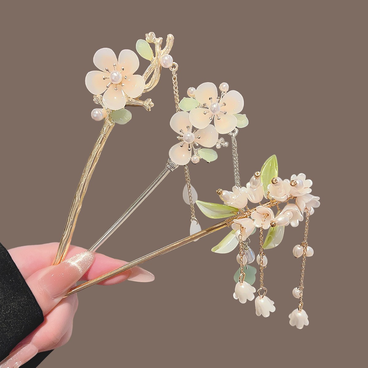 Hair Fork Stick - دبابيس شعر بتصميم صيني عتيق مع