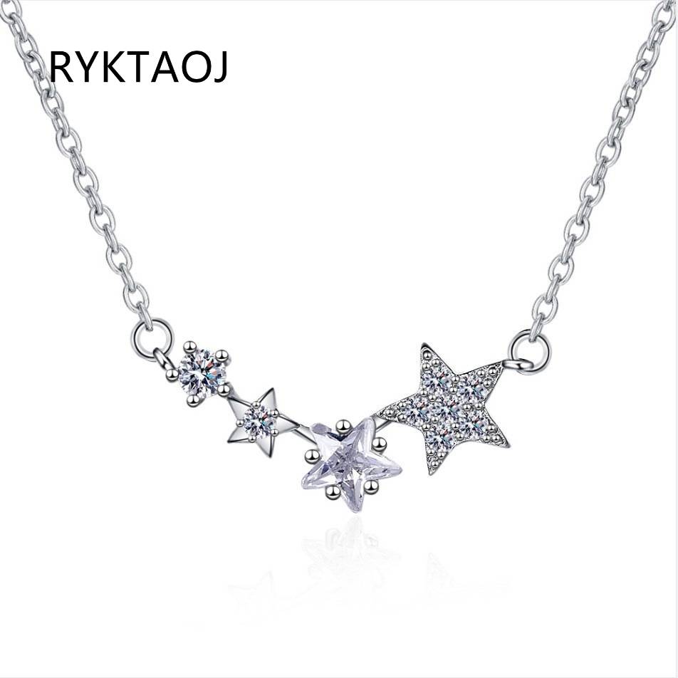 Charm Necklace Dainty - قلادة نجمة من الفضة الإسترلينية عيار