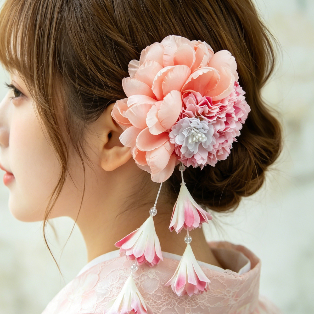 Women'S Kimono Accessories - مجموعة إكسسوارات الشعر الهانفو – مشابك