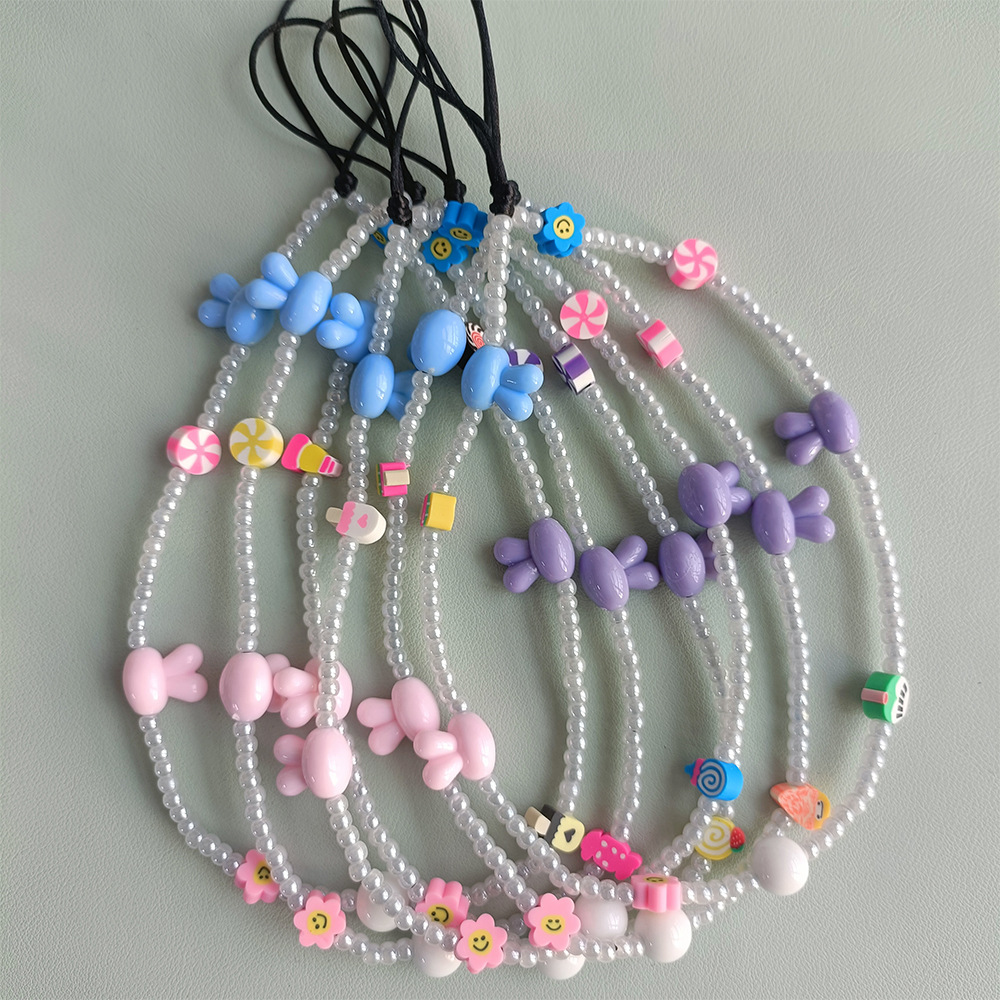 Women'S Y2K Accessories - HERLOOK-الأشرطة الهاتف الأرنب سحر للنساء ،