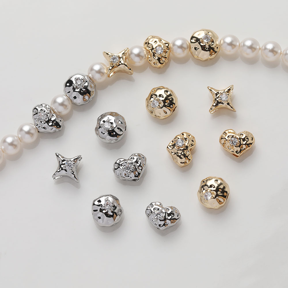 Charm Necklace Dainty - 6 قطعة لذيذ القلب السماوية الشمال