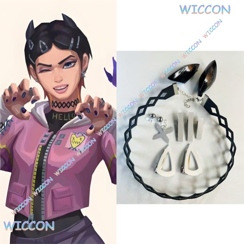 Women Accessories On Sale - Valorant القرنفل كليب طوق الفراشة الأقراط