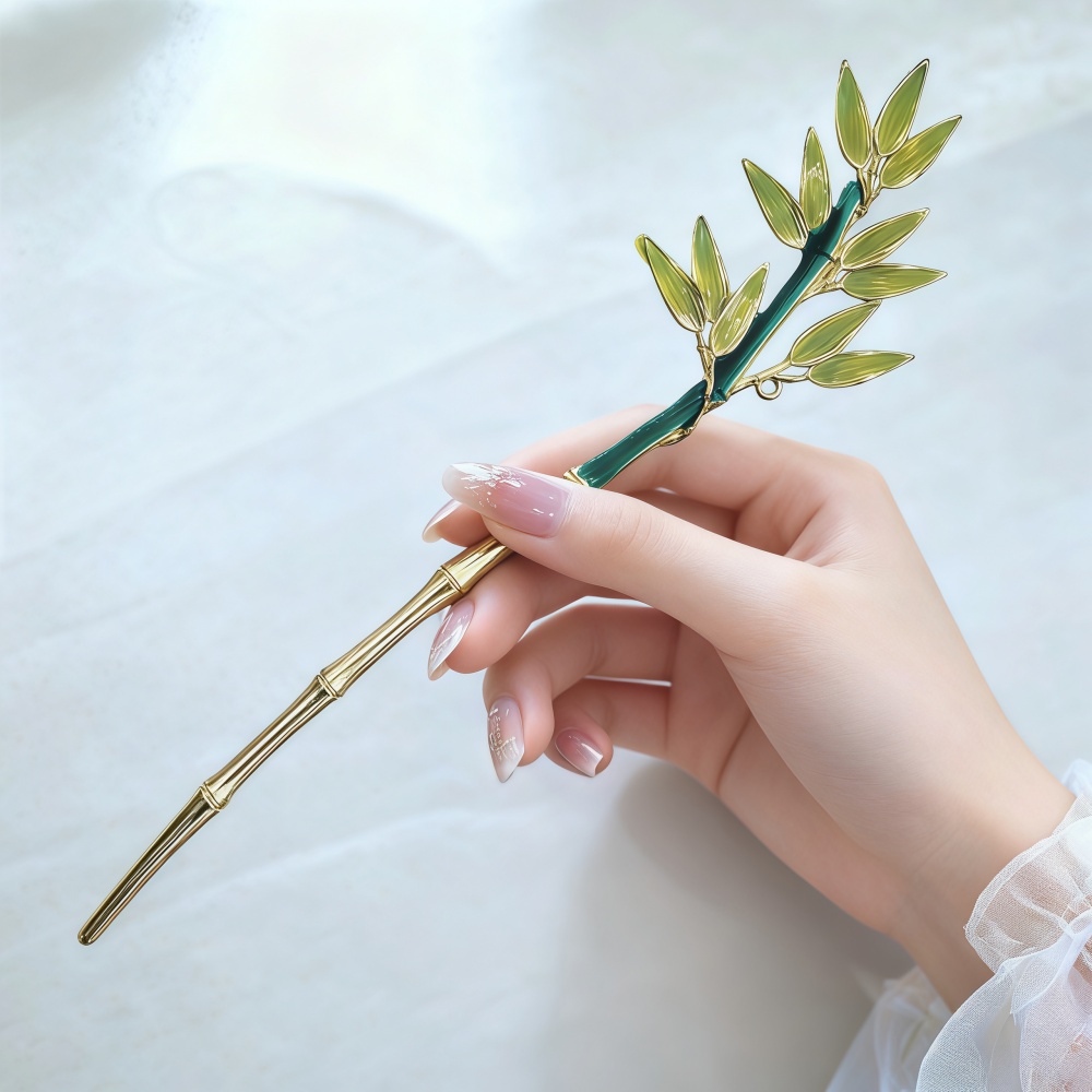 دبابيس شعر من سبيكة المينا للن - مراجعة Hair Fork Stick وسعره