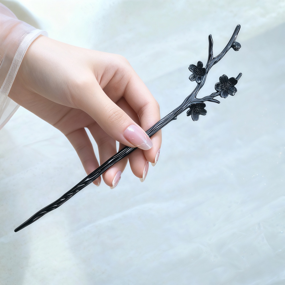 دبابيس شعر من سبيكة المينا للن - مراجعة Hair Fork Stick وسعره