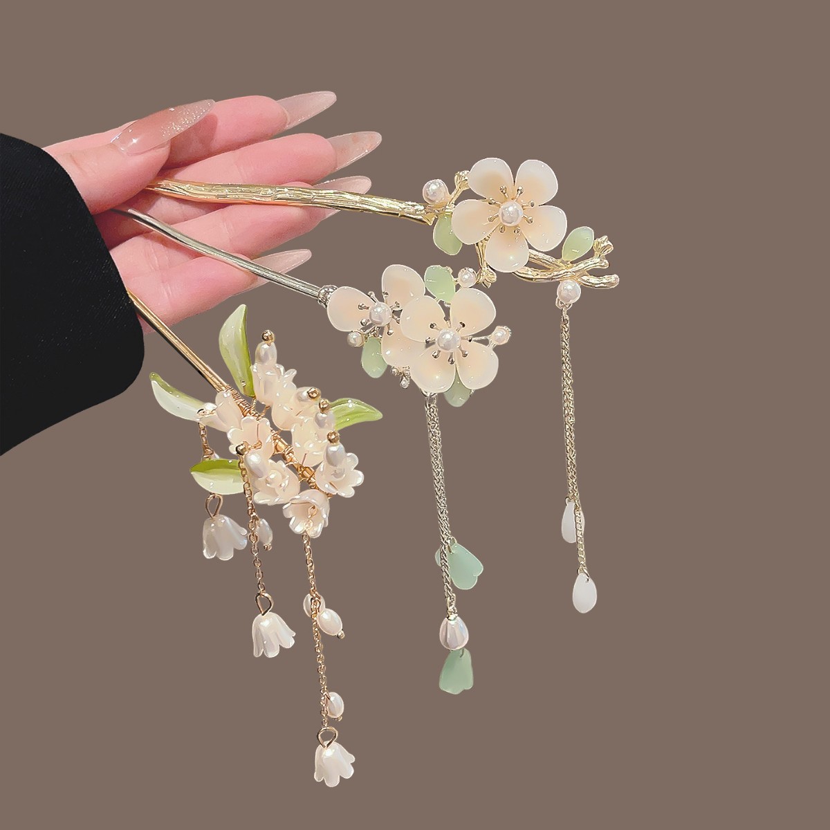 دبابيس شعر بتصميم صيني عتيق مع - مراجعة Hair Fork Stick وسعره