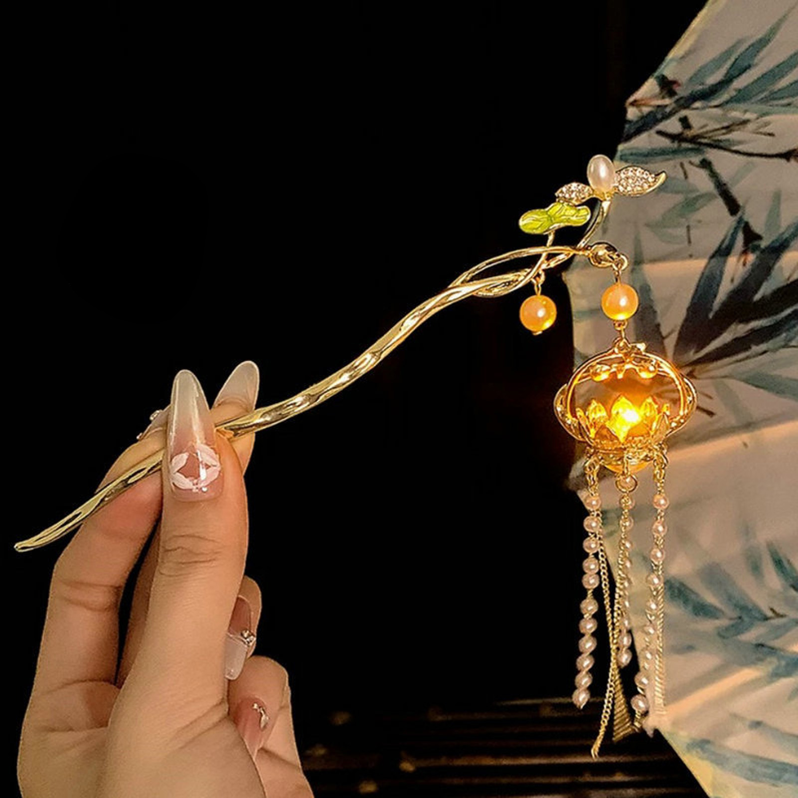 دبوس شعر معدني أنيق وعصري بتصم - مراجعة Hair Fork Stick وسعره