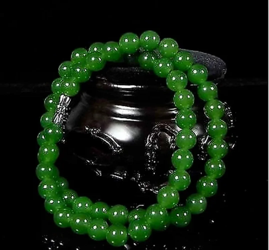 حقيقية الطبيعية الخضراء الخرز  - مراجعة Women Accessories Jewelry وسعره