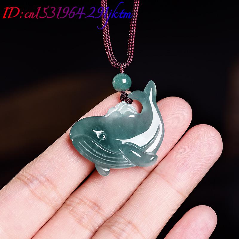 قلادة حجر اليشم البورمي الطبيع - مراجعة Women Accessories Jewelry وسعره