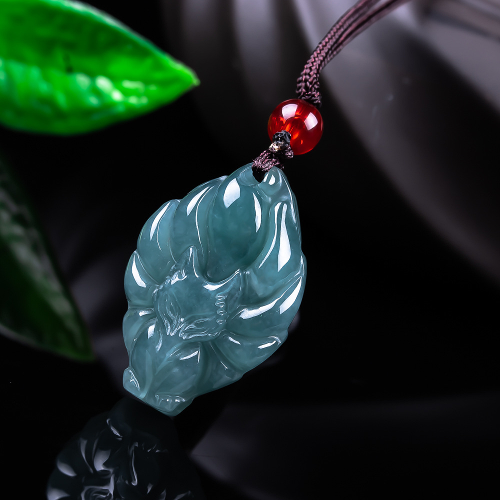 قلادة ثعلب من اليشم البورمي ال - مراجعة Women Accessories Jewelry وسعره