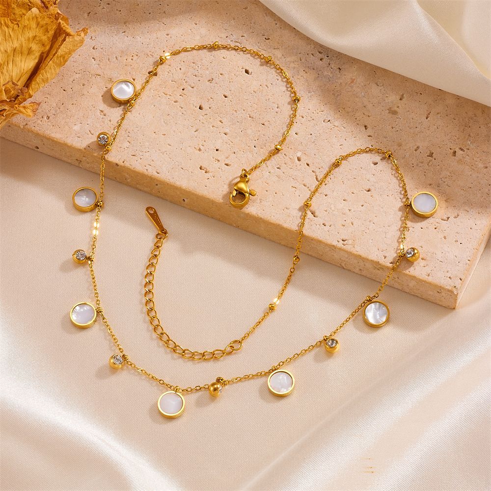 قلادة أنيقة مطلية بالذهب عيار  - مراجعة Charm Necklace Dainty وسعره