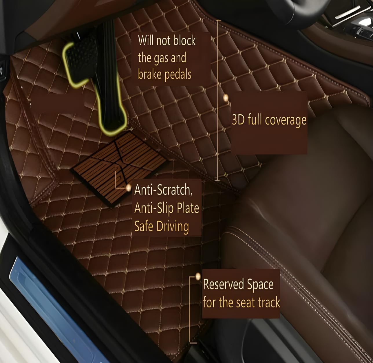 دواسات أرضية مخصصة للسيارة لجي - مراجعة Women'S Jeep Accessories وسعره