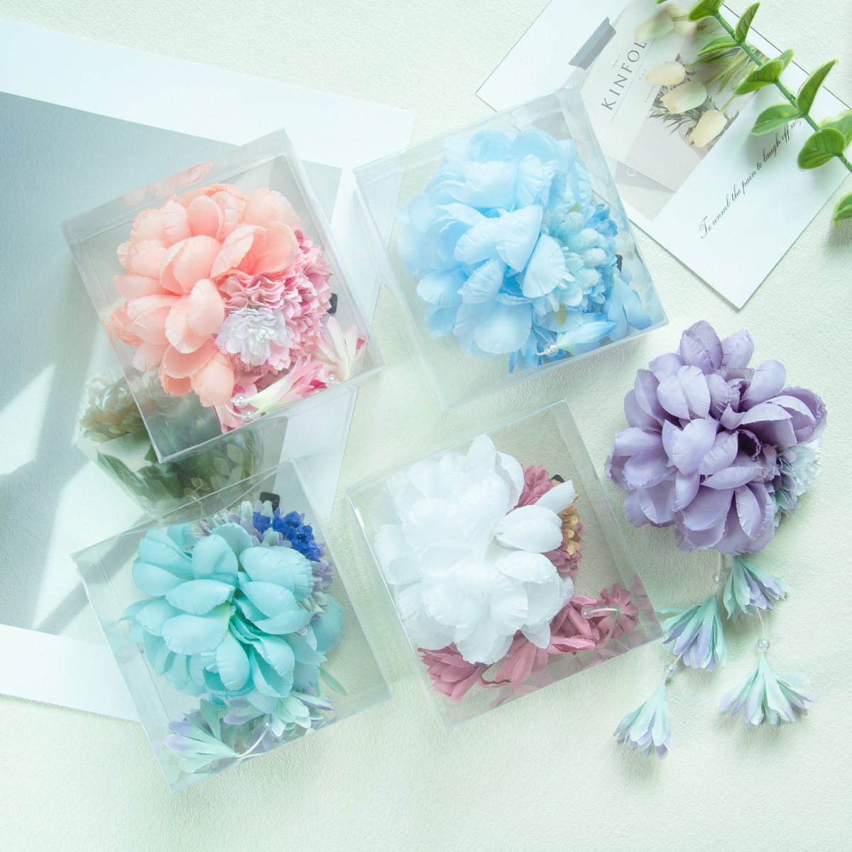 مجموعة إكسسوارات الشعر الهانفو - مراجعة Women'S Kimono Accessories وسعره