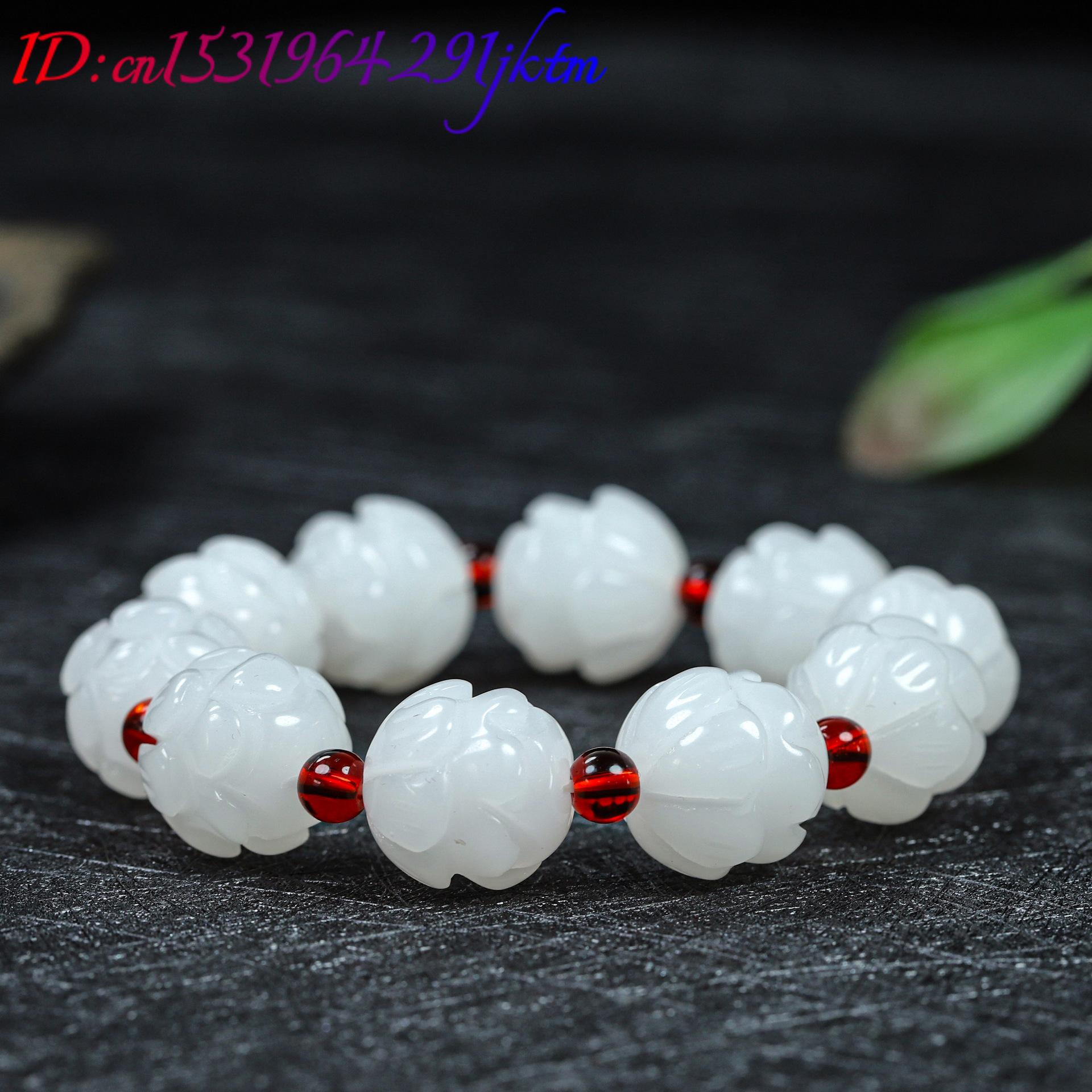 إكسسوارات سوار اللوتس من اليشم - مراجعة Women'S Accessories Designer وسعره