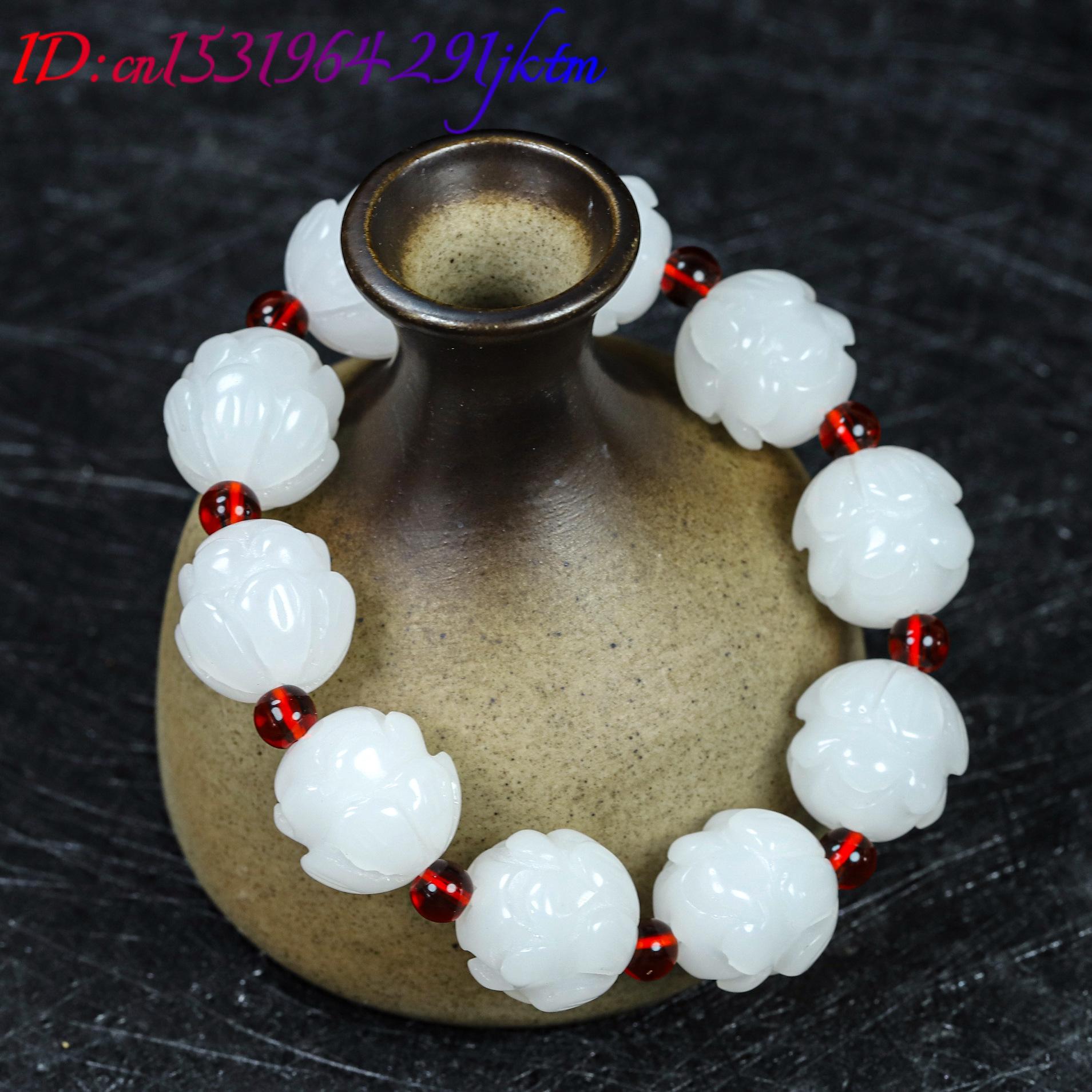 إكسسوارات سوار اللوتس من اليشم - مراجعة Women'S Accessories Designer وسعره