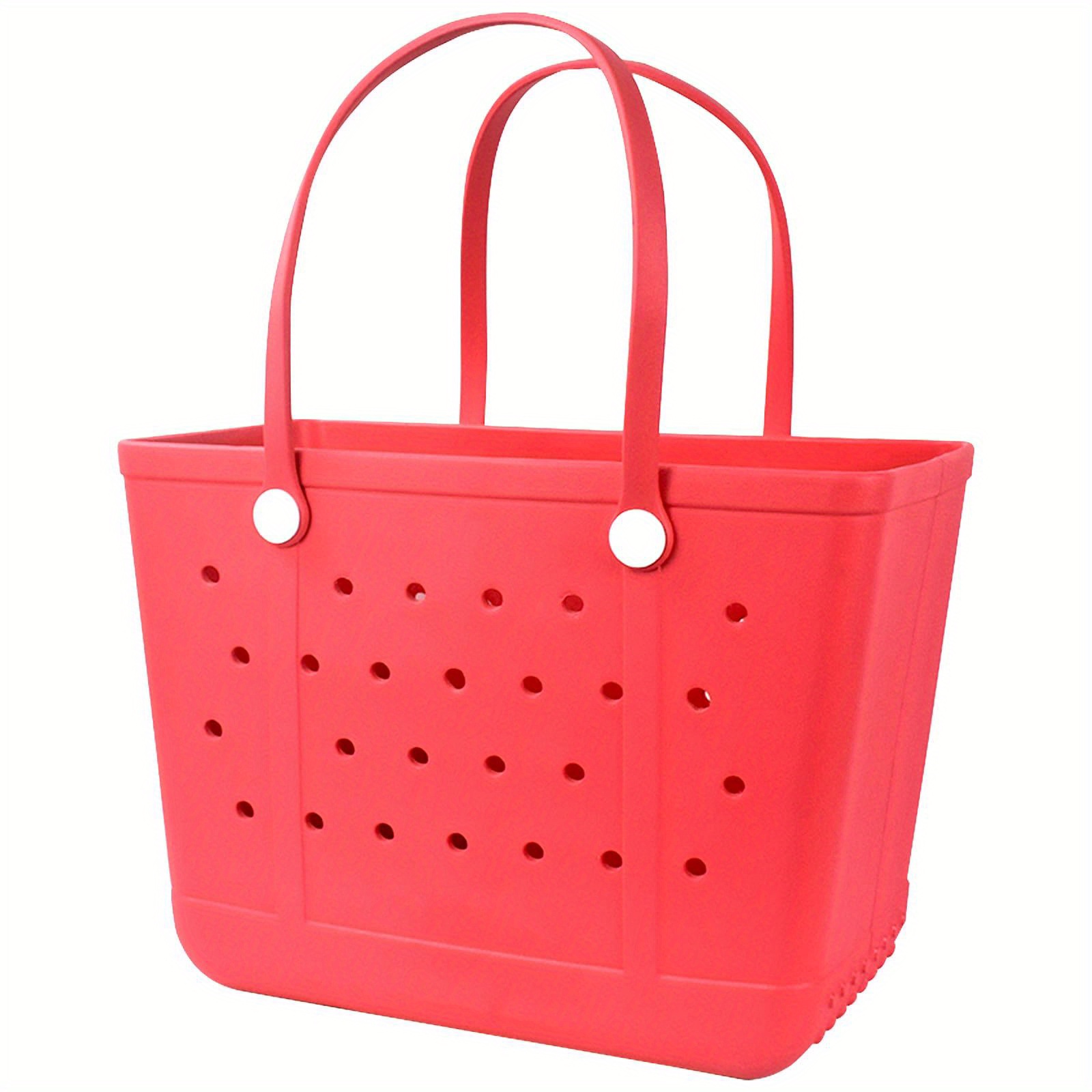 حقيبة شاطئ مطاطية كبيرة الحجم  - مراجعة Women Accessories Bag وسعره