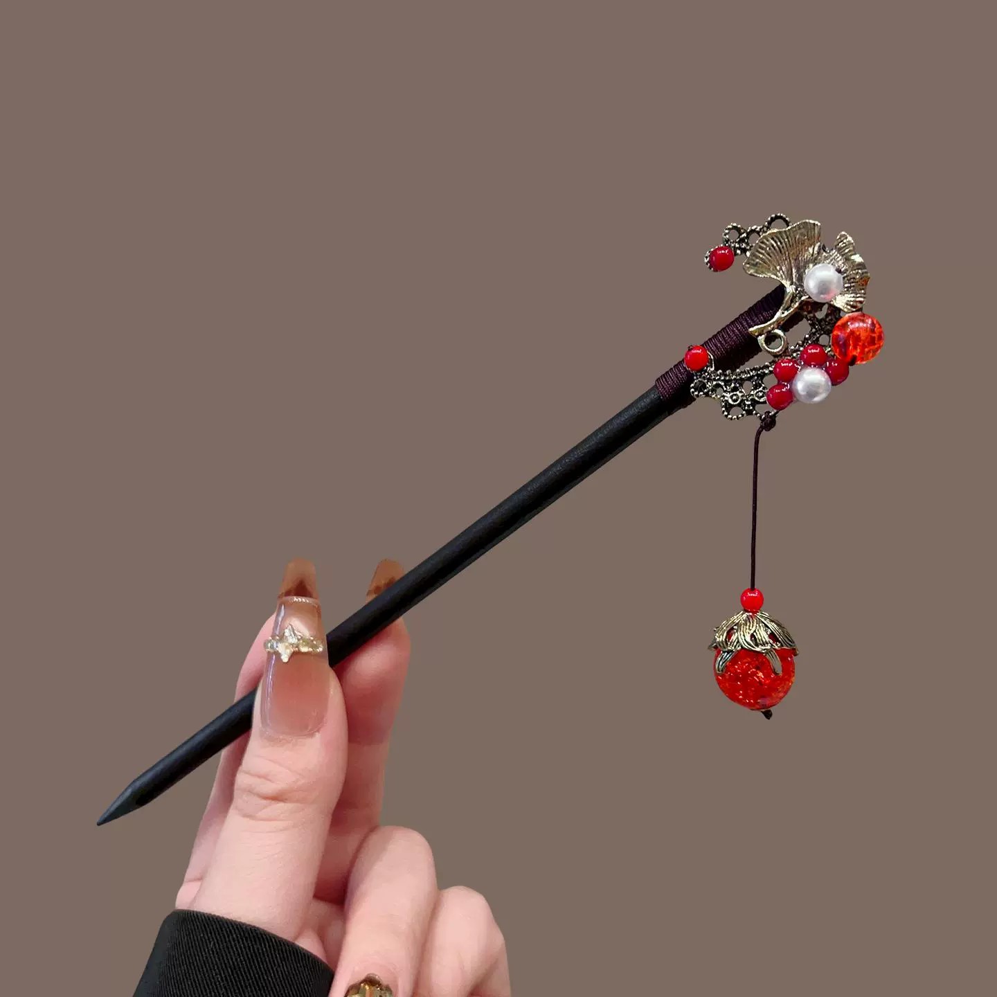 دبوس شعر خشبي عتيق للنساء عصا  - مراجعة Hair Fork Stick وسعره