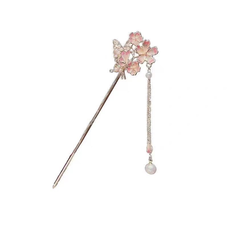 دبوس شعر ساكورا بتصميم راقٍ، د - مراجعة Hair Fork Stick وسعره