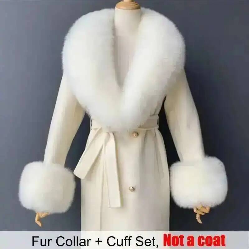 الفراء الحقيقي طوق والأصفاد مج - مراجعة Women'S Winter Accessories Set وسعره