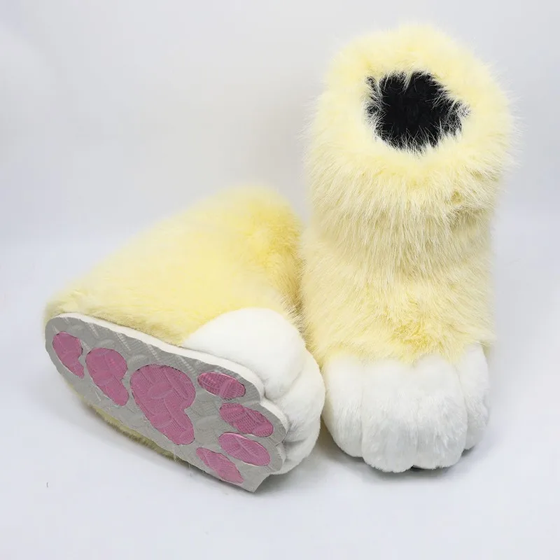 1 زوج Fursuit قدم باو الأحذية  - مراجعة Women'S Winter Accessories Set وسعره
