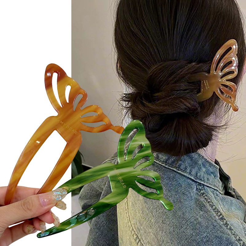 أنيقة حمض الخليك فراشة على شكل - مراجعة Hair Fork Stick وسعره