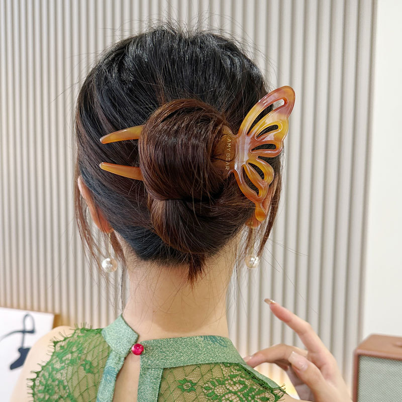 أنيقة حمض الخليك فراشة على شكل - مراجعة Hair Fork Stick وسعره