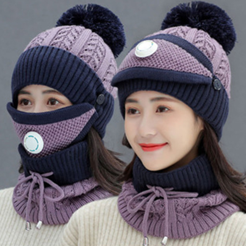 طقم قبعة ركوب الدراجات الشتوية - مراجعة Women'S Winter Accessories Set وسعره