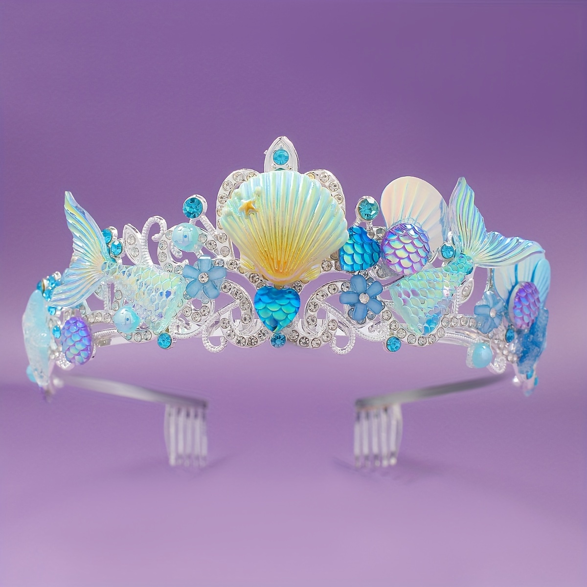 2025 جديد حورية البحر مشط الشع - مراجعة Women Accessories Jewelry وسعره